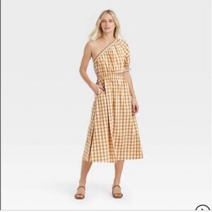 Who What Wear One Shoulder Dress